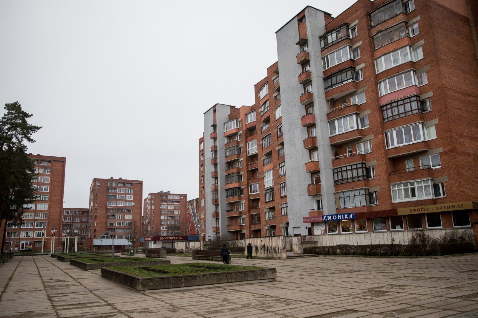 Visaginas - town built for workers of Soviet nuclear plant